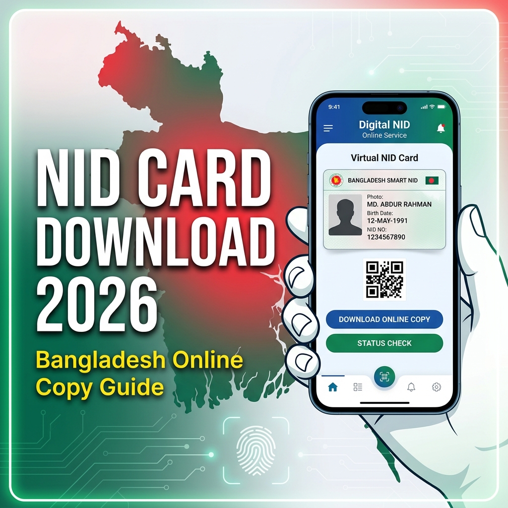 NID card download online Bangladesh 2026