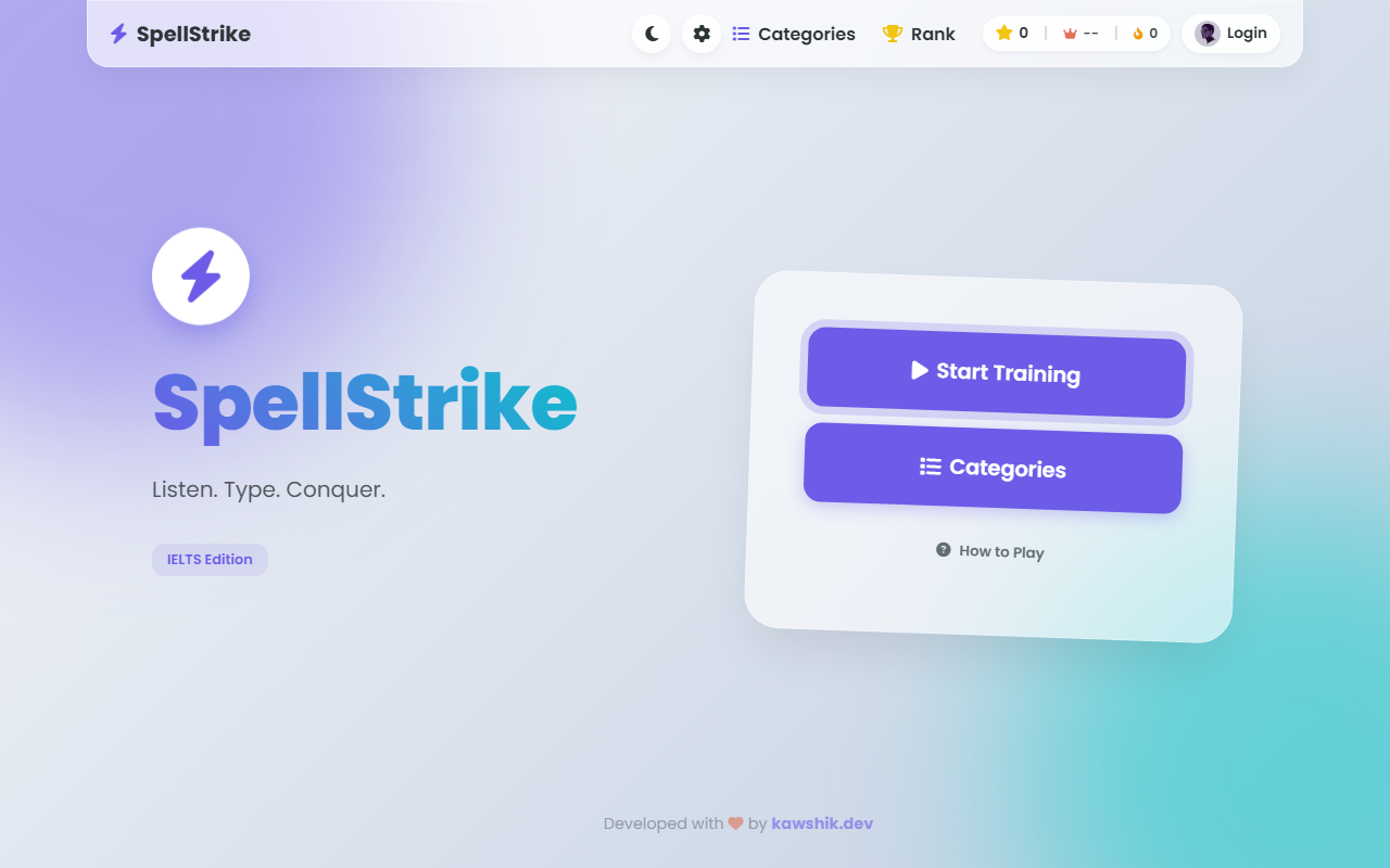 SpellStrike Screenshot
